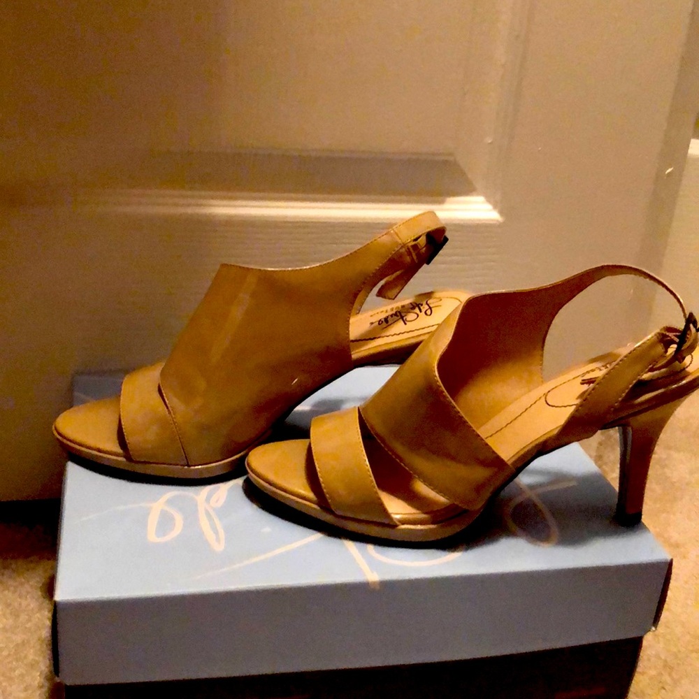 Tan sandals